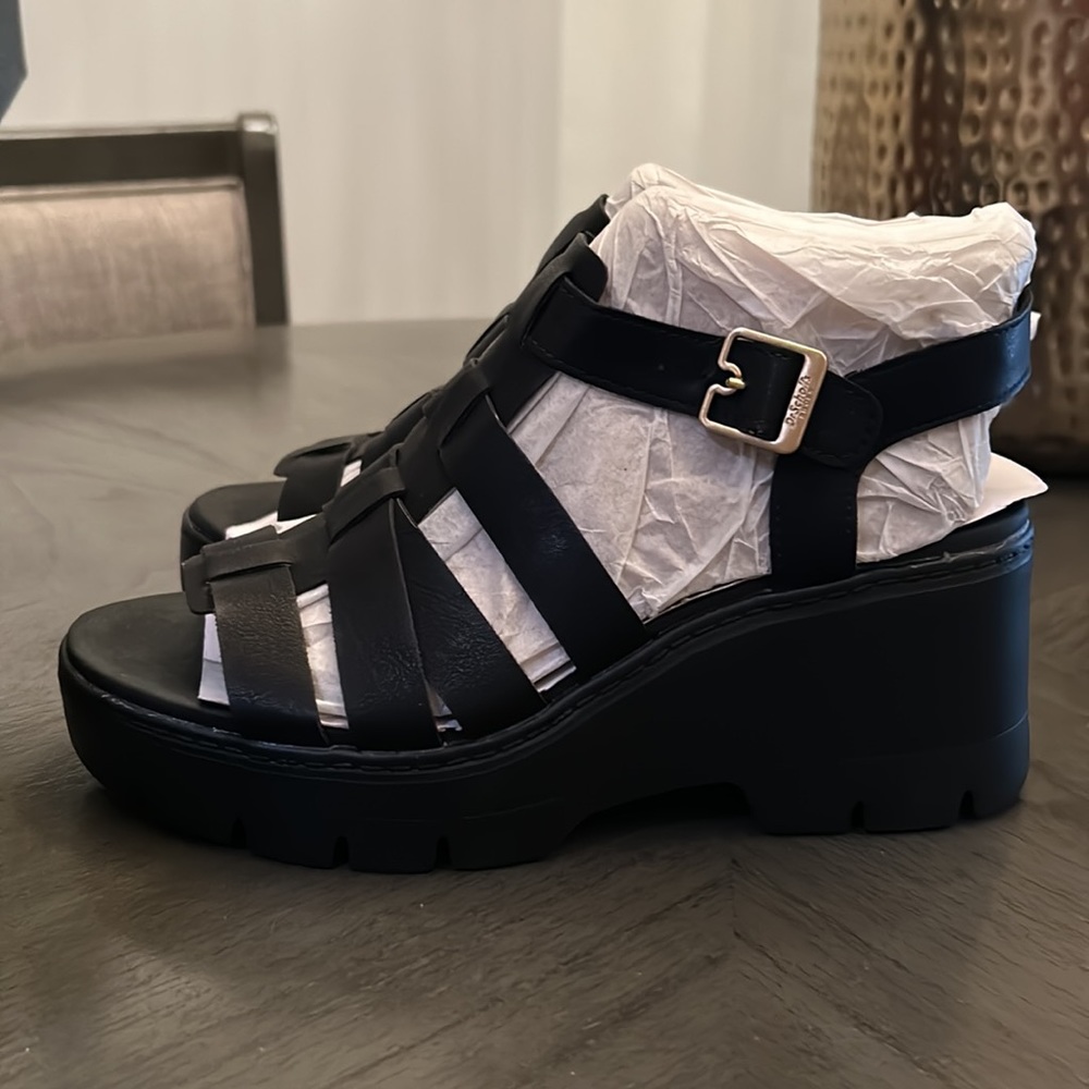 DR. SCHOLL'S Women's Check It Out Ankle Strap Sandals - Picture 7 of 14